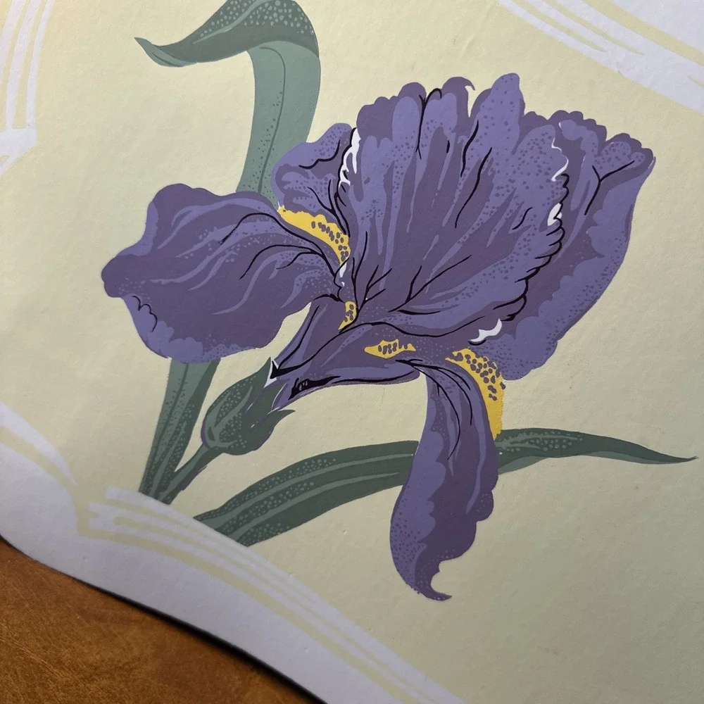 Iris Vinyl Place Mats Set Of 8